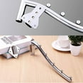 thumbnail image 2 of kurtrusly 2pack/lot 180°Foldable Wall Mounted Clothes Hanger Rack For Laundry Room 180°Foldable Clothes Rail 28cm, 2 of 6