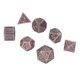 thumbnail image 5 of Juego de dados RPG de 7 piezas, piezas poliédricas de metal adornadas grabadas para juegos de rol tipo 1, 5 of 5