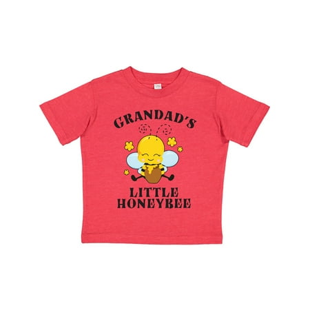 

Inktastic Cute Bee Grandad s Little Honeybee with Stars Gift Toddler Boy or Toddler Girl T-Shirt