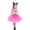 #095-Pink, variant on Favoffer Girl Princess Dress Cake Smash Birthday Tutu Dress with Flower Print, Wedge, Hairband & Staff for Cake Smash Photo Shoot Party 3-12Y