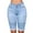 Light Blue, variant on Women Casual Summer Jeans Half Shorts Jeans Stretch Pants Blue Trousers