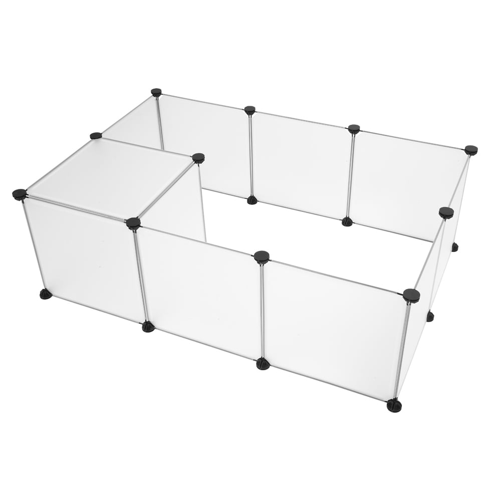Bingkers Pet Playpen, Plastic Yard Fence for Small Animals