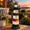 Black, variant on Red Large Solar Lighthouse Garden Statue, 10 x 7.8 x 7.8 Inch Outdoor Decor