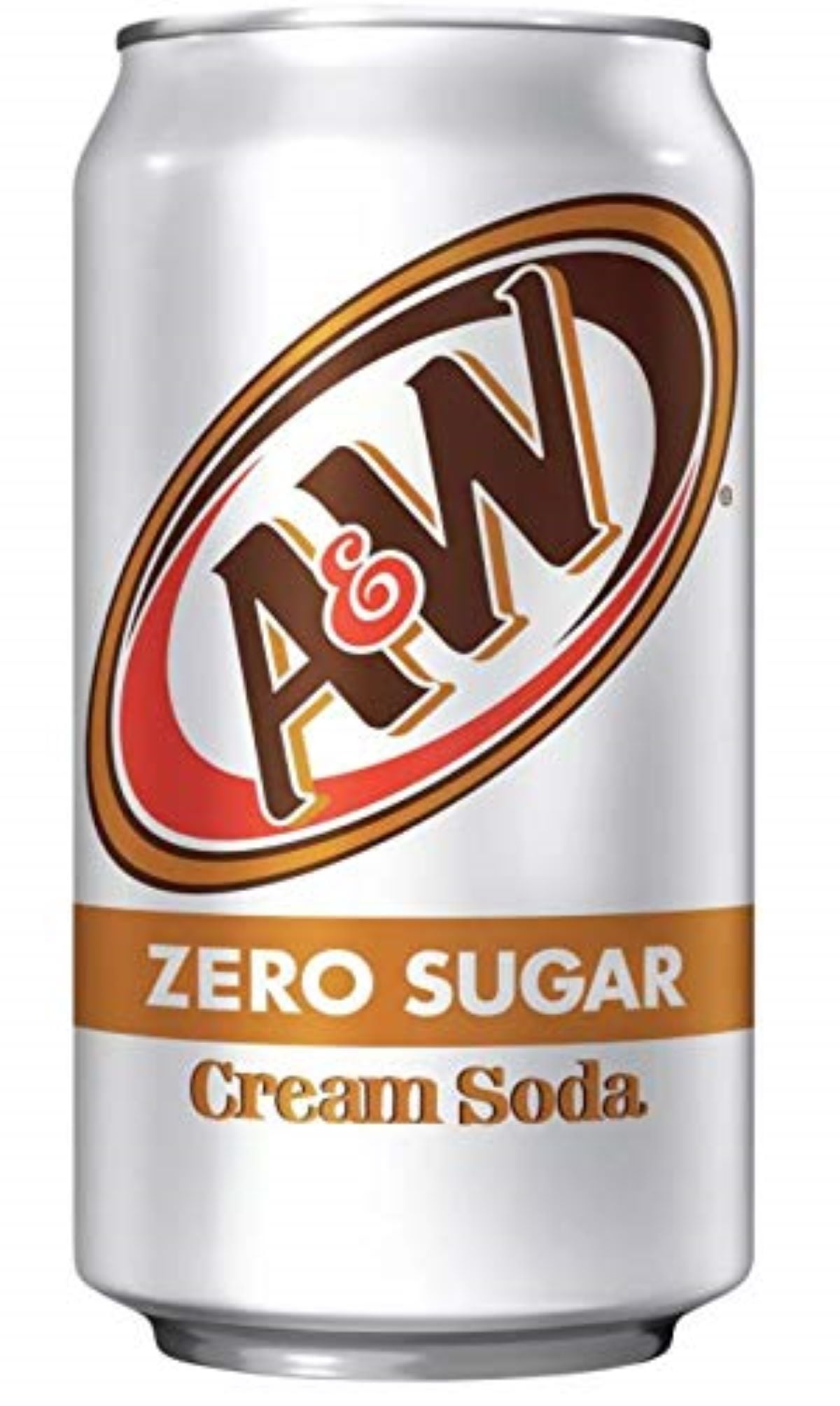 (2 pack) A&W Zero Sugar Cream Soda, 12 Fl Oz Cans, Quantity of 12