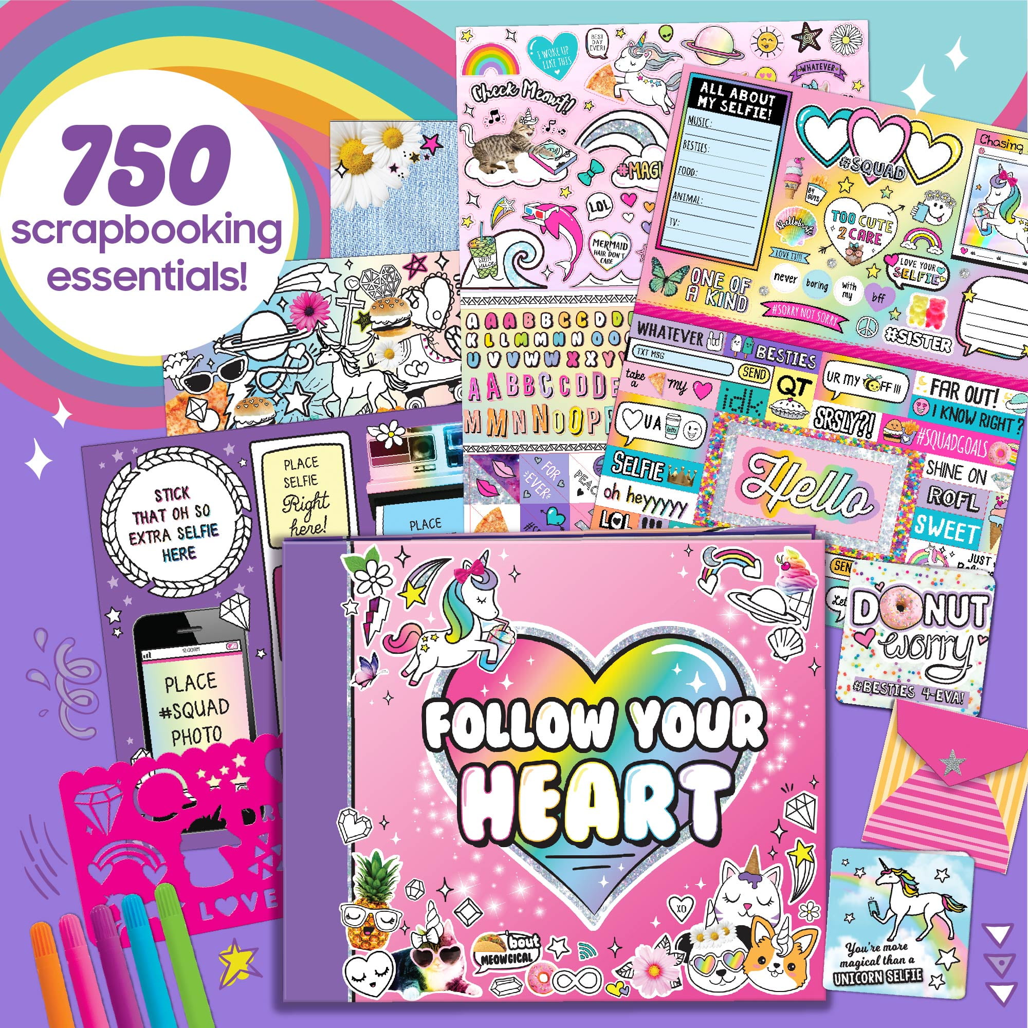 Just My Style Scrapbook And Cards Stationery Set - Walmart.com