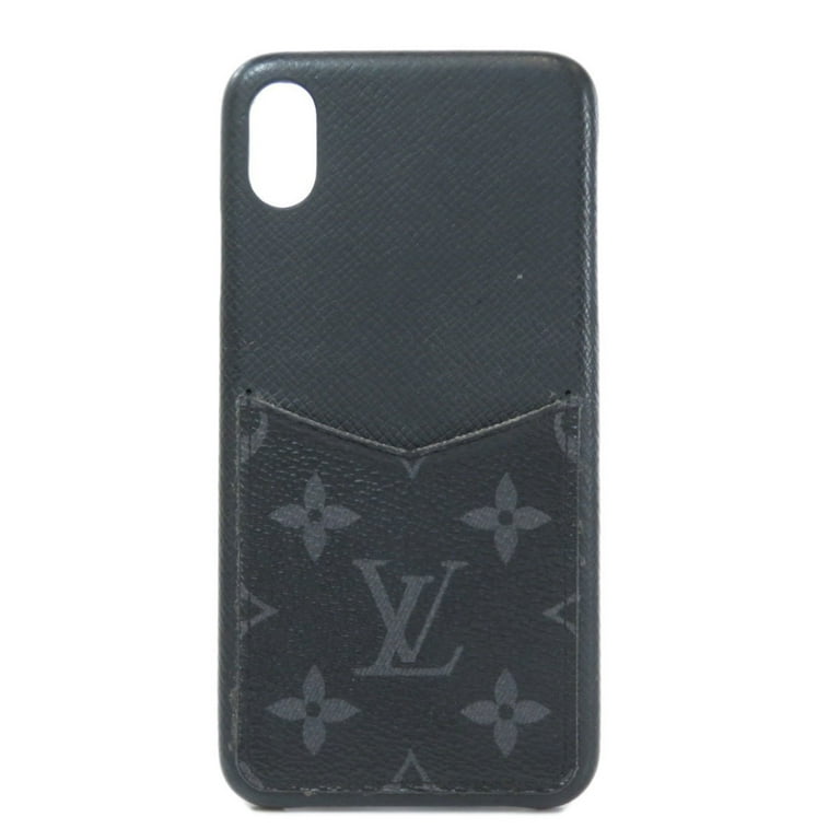 Authenticated Used Louis Vuitton M67428 Iphone Bumper XS MAX Eclipse Case  Monogram Men's 