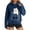 Blue, variant on Womens Funny Cat Hoodies Oversized 3D Graphic Hooded Sweatshirts for Spring Fall Plus Size Pullover Hoodie Top Y2K
