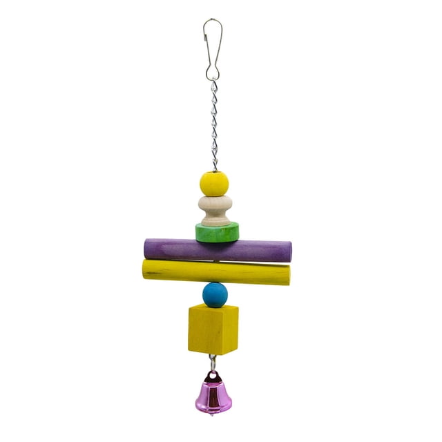 Pájaros Loros Juguetes para Masticar Loro Juguetes de Madera Jaula de Pájaros Decoración Accesorio Sunnimix Birds Parrot Chew Toys