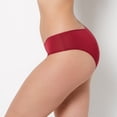 thumbnail image 2 of Culotte Hipster en Modal Ultra Doux avec Détail Rosette en Rose Prune, 2 of 5