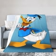 thumbnail image 2 of Manta de dibujos animados del pato Donald, manta de forro polar ultra suave y acogedora de lujo para sofá cama, mantas de franela cálidas para todas las estaciones, ropa de cama para niños,, 2 of 7