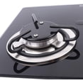 thumbnail image 6 of Miumaeov 2 Burner Caravan Gas Stove Built-in Cooker Hob 0.31in Tempered Glass Cooktop Cooker for Caravan Boat RV Camper Knob Control 15 x 11.8 x 2.8in, 6 of 9