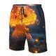 thumbnail image 4 of Fotbe Glowing Mushroom In Forest Trajes de Baño Estampados para Hombre, Shorts de Verano de Secado Rápido, Ropa de Playa, Bañadores-Large, 4 of 6