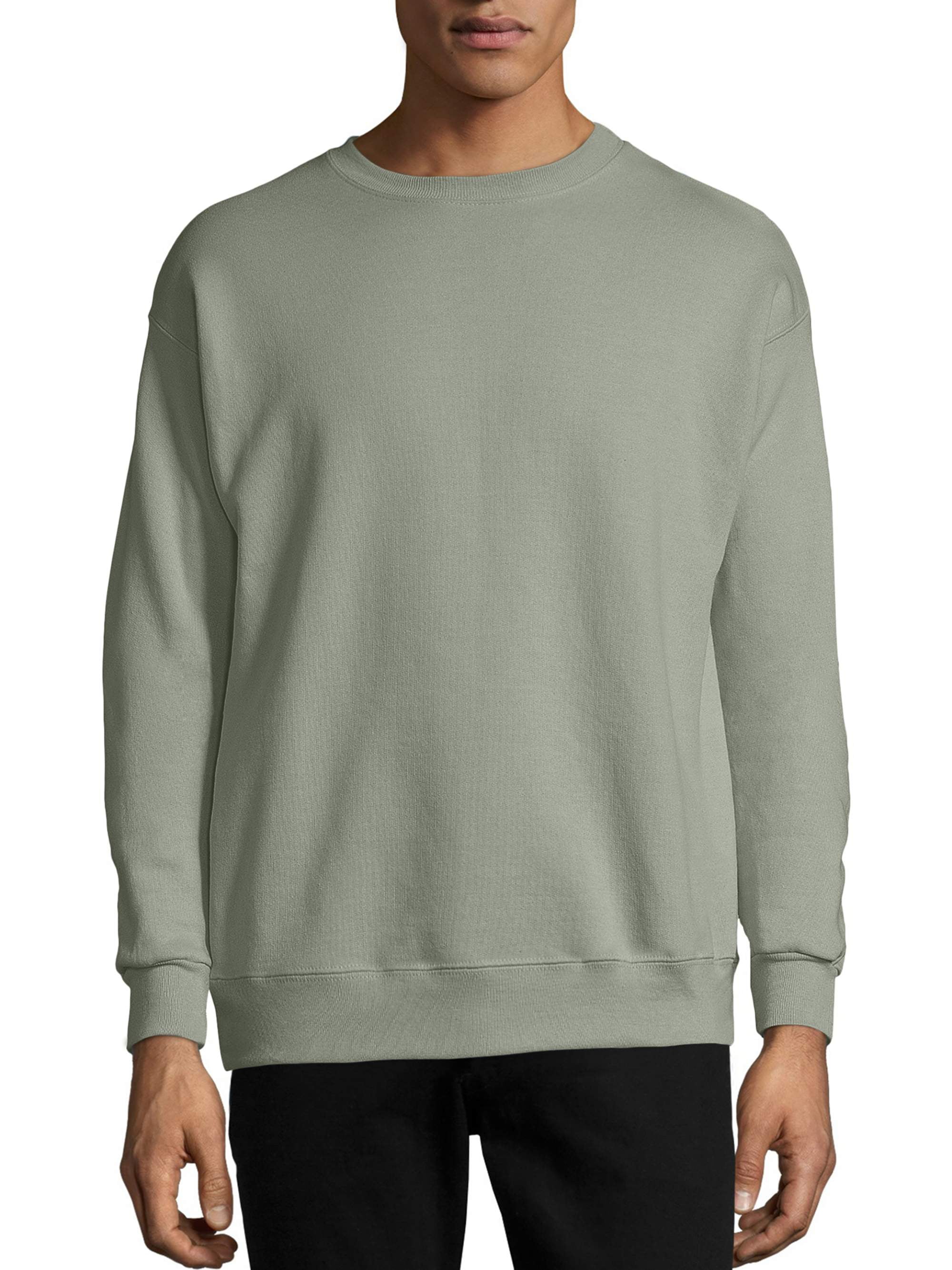 Large Hanes Mens Pullover EcoSmart Fleece Hooded Sweatshirt Kelly Green 