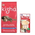 thumbnail image 1 of Kisha 12 KG + Churu Atún con Cangrejo Sobre con 4 Tubos, 1 of 3