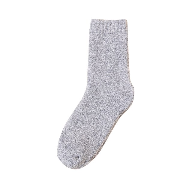 Men's Winter Wool Socks Soft Warm Thick Wool Socks for Cold Weather Crew Socks One Size 38-44