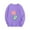 Purple, variant on GPAECEAD Kids Toddler Boys Girls Long Sleeve Spring and Autumn Cute Sweatshirts Dinosaur Printing Candy Color Round Neck Tops T-Shirt Beige