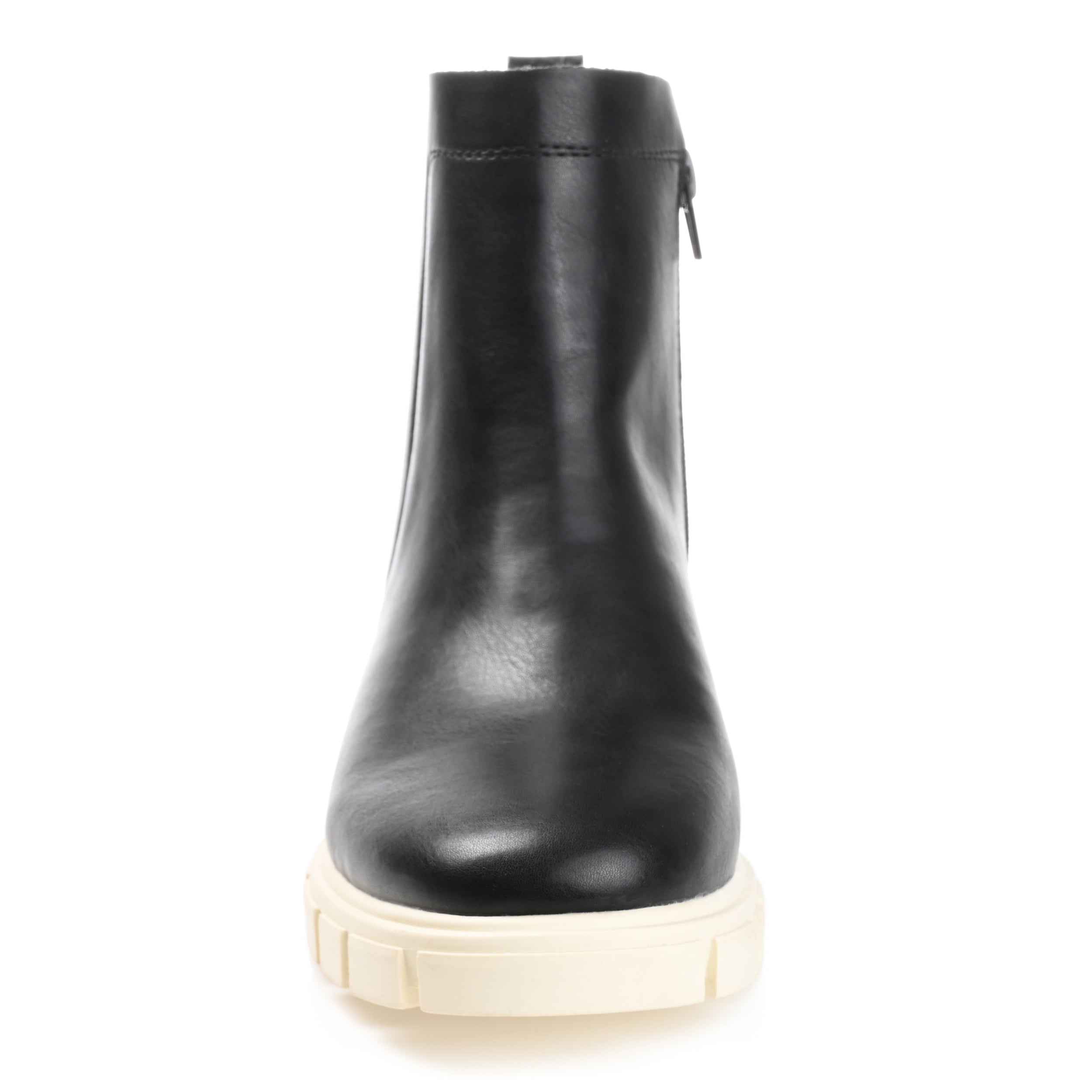 Journee Womens Jeeva Inside Zip Block Heel Booties