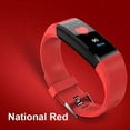 thumbnail image 5 of HLONKFitness Waterproof Red Tracker Watch with Heart Rate Monitor, 5 of 5