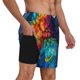 thumbnail image 2 of Balery Colorful Parrot Jungle Dream Bañador para hombre, shorts de playa de secado rápido con entrepierna y forro de compresión-XX-Large, 2 of 6