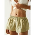 thumbnail image 3 of SUNSIOM Boxeurs pour Femmes à Boutons, Taille Élastique Décontractée, Shorts de Détente Amples, Shorts de Pyjama, 3 of 6