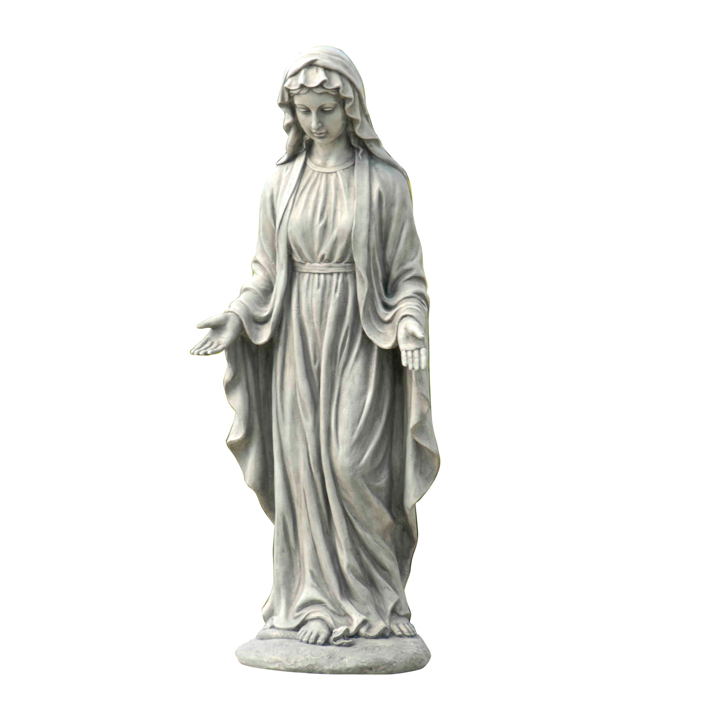 HUGE VIRGIN MARY Figurine Deluxe 19-1/2" HIGH 8" WIDE INDOOR/OUTDOOR STATUE NEW 