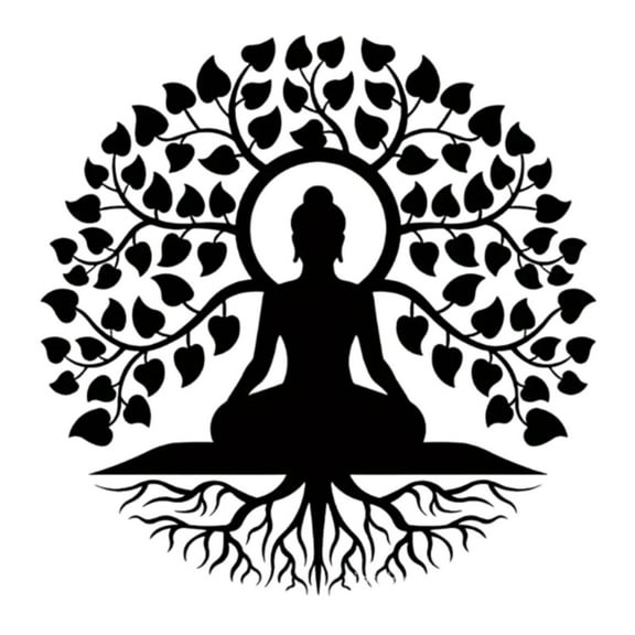 Kuntesetty Wall Art Multifunctional Spiritual Wall Decor Black Spiritual Gifts 40 cm