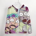 thumbnail image 4 of Rick And Morty Zip Up Hoodies Unisex Realistic 3D Print Sweatshirt Long Sleeve Hooded Jacket Coat 5XL, 4 of 8
