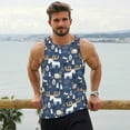 thumbnail image 6 of KLL Forest Elk Print Men's Muscle Gym Workout Stringer Tank Tops Bodybuilding Fitness T-Shirts Tank Tops Men-XX-Large, 6 of 7