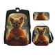 thumbnail image 1 of Easygdp Maple Leaf Meditating Chihuahua Mochila para Niños y Niñas con Set de Caja de Almuerzo y Estuche para Lápices 3 en 1, Mochila Escolar Estampada para Adolescentes, 1 of 7