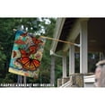 thumbnail image 2 of Toland Home Garden Monarch Madness-Hershey Gardens PA Butterfly Flower Flag Double Sided 28x40 Inch, 2 of 5