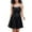 A-Bronze278, variant on Womens Dresses Fake Leather Spaghetti Strap A-Line Mini Gown Valentine & Carnival Parties Glossy Skirts For Lady
