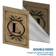 thumbnail image 5 of Anley Classic Monogram Letter L Garden Flag, Double Sided Family Last Name Initial Yard Flags 18 x 12.5 Inch, 5 of 6