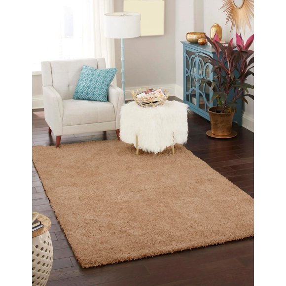 ECARPET Vera Tapis Contemporain / Moderne, Doux & Shaggy pour Salon, Chambre, Salle A Manger, Entrée, Couloir et Plus Encore.