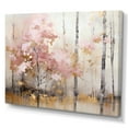 thumbnail image 2 of Designart "Pink And Gold Minimalist Forest" Forest Wall Art Prints, 2 of 7