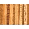 thumbnail image 1 of Ahgly Company Indoor Rectangle Abstract Orange Contemporary Area Rugs, 2' x 3', 1 of 1