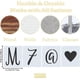 thumbnail image 2 of 42 plantillas de letras del alfabeto de 5 pulgadas, plantillas de letras y números, plantillas de letras artísticas, signos de puntuación, símbolos y plantillas para manualidades., 2 of 6