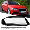 thumbnail image 4 of Clear Headlight Lens Cover,KIMISS Clear Headlamp Lens Shell PC Car Headlight Lens Cover For A4 B8 2009-2012, 4 of 8