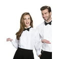 thumbnail image 2 of Luxe Microfiber Women's Button-Down 1/4 Inch Pleated Tuxedo Shirt, Regular Fit Wing Collar - Style Nicole, 2 of 5