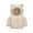 Beige, variant on SRZYMJ Toddler Winter Coats Puffer Padded Jacket Baby Boys Girls Bear Hoods Down Jacket Light Weight Outerwear Beige 4-5 Years