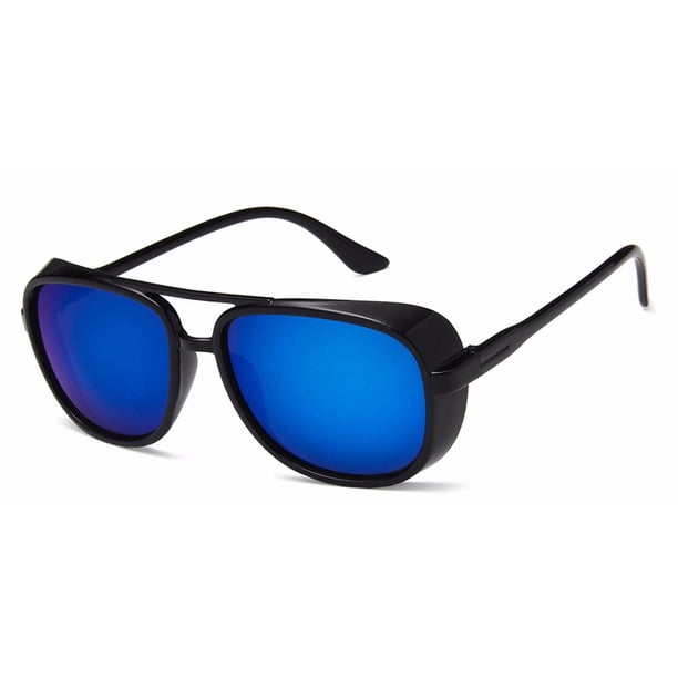 Iron Man 3 Plástico TONY stark Gafas De Sol Hombres Rossi Revestimiento retro Vintage Designepangjing