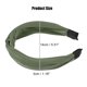 thumbnail image 4 of Diadema de Satén Anudado Unique Bargains Verde 1.2 Pulgadas Ancho, 4 of 7