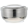 thumbnail image 1 of LEEYNEER OFFIGAM 1 Ensemble Bol de Savon à Raser Tasse en Acier Inoxydable pour Hommes Toilettage à la Maison, 1 of 5