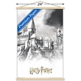 thumbnail image 3 of The Wizarding World: Harry Potter - Illustrated Hogwarts Wall Poster with Wooden Magnetic Frame, 22.375" x 34", 3 of 5