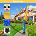thumbnail image 3 of 6FT Clown Inflatable Tube Man with Weather-Resistant Blower (5.5'' Diameter) and Built-in LED - Wacky Waving Dancing Guy for Business Advertising Promotion, 3 of 7