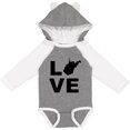thumbnail image 3 of Inktastic Love West Virginia Boys or Girls Long Sleeve Baby Bodysuit, 3 of 5