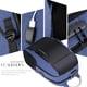 thumbnail image 3 of Mochila ANTIRROBO Shendy Vendy de gran Capacidad con Cargador USB color azul Negro y Gris 46cm X 30cm X 15cm, 3 of 8