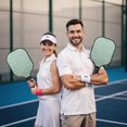 thumbnail image 6 of Pickleball Paddles Set,Pioneer Flower Floral Print Pattern Fiberglass Surface Pickleball Racket Set with 2 Indoor Outdoor Pickleball Balls and Pickleball Bag,Pickle-ball Equipment, 6 of 6