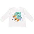 thumbnail image 3 of Inktastic Im 2 Years Old With Fox Boys or Girls Long Sleeve Toddler T-Shirt, 3 of 5