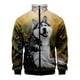thumbnail image 3 of Nueva chaqueta con estampado 3D de husky para hombre, chaquetas con gráficos de animales de invierno para niños, ropa de calle divertida, ropa vintage, 3 of 5