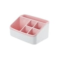 thumbnail image 2 of BAOPAI 6 Slot Plastic Toothbrush and Toothpaste Holder Organizer Large Capacity Multi Purpose for Bathroom Countertop Kitchen Bedroom Storage Cosmetic Organizer, 2 of 6